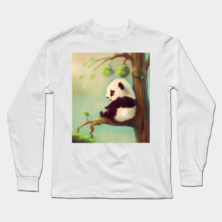 Sad panda Long Sleeve T-Shirt